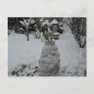 Postale Carte de vœux d'hiver