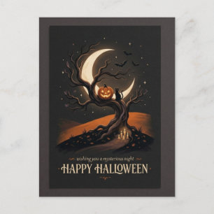 Postale Carte de vœux Halloween