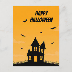 Postale Carte de vœux Halloween effrayante