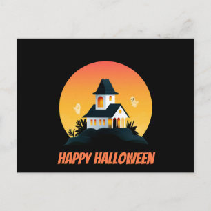 Postale Carte de vœux Halloween effrayante