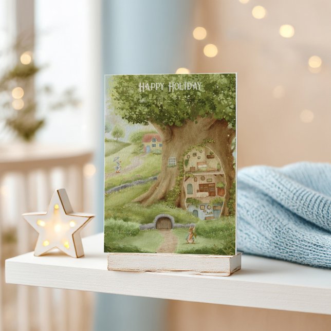 Postale Carte de vœux illustrée pour enfants fantaisiste (Créateur téléchargé)