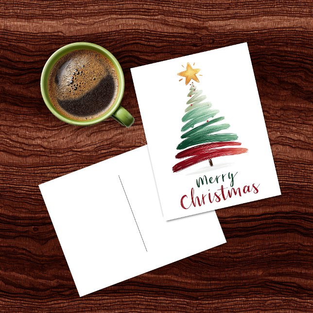 Postale Carte de vœux moderne de Noël (Créateur téléchargé)