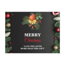 Carte de vœux moderne de Noël 
