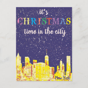 Postale Carte de voeux New York City Skyline moderne