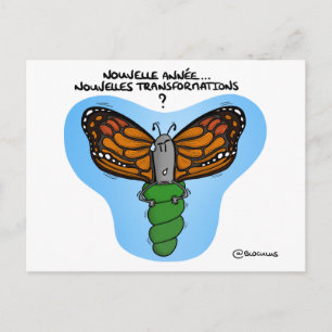 Postale Carte de voeux "Nouvelle transformation"