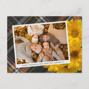 Postale Carte de vœux personnalisée pour Thanksgiving sur 