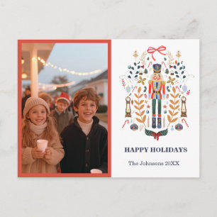 Postale Carte de vœux photo Joyeuses Fêtes Casse-Noisette