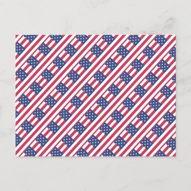 Postale Carte de vœux pour le 4 juillet Jour de l'Indépend (Devant)