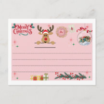 Carte de vœux pour un Joyeux Noël