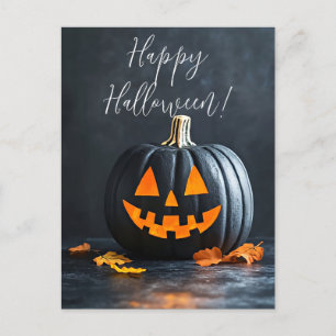 Postale Carte de voeux Russe Citrouille Halloween