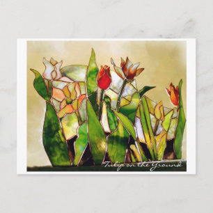 Postale Carte de vœux Tulip Ground Happiness