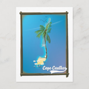 Postale carte de voyage de Cape Caulker