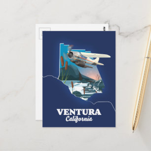 Postale Carte de voyage de Ventura Californie
