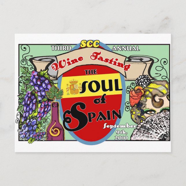 Postale Carte de voyage - Soul d'Espagne (Devant)