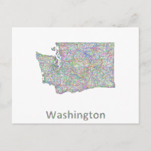 Postale Carte de Washington