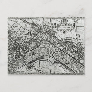 Postale Carte de Westminster extraite de 'Speculum Britann