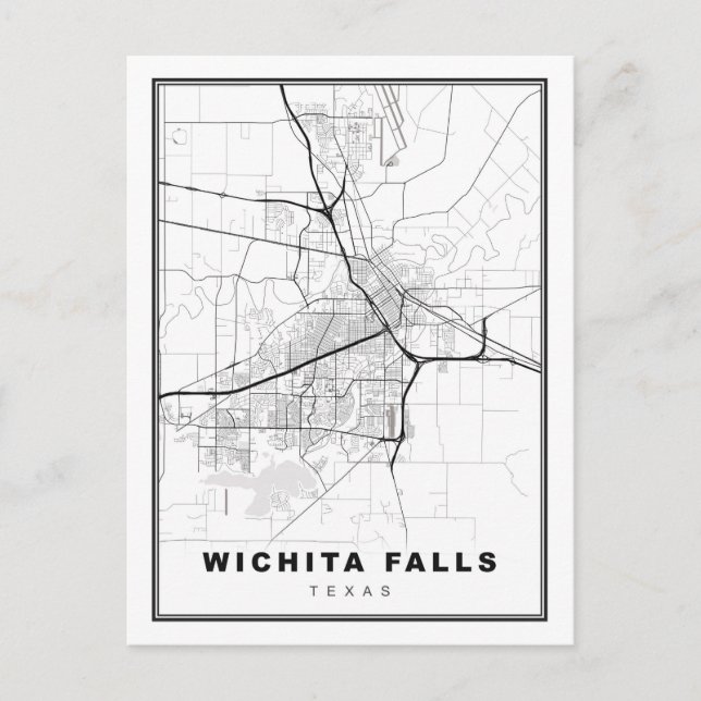 Postale Carte de Wichita Falls (Devant)