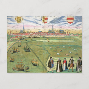 Postale Carte de Wilnis, de Civitates Orbis Terrarum par
