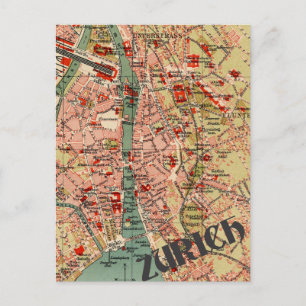 Postale Carte de Zurich