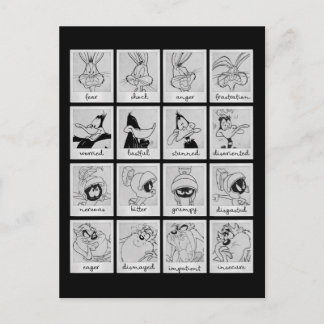 Postale Carte d'émotion de caractères LOONEY TUNES™