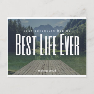 Postale Carte d'encouragement pour des greaters du besoin