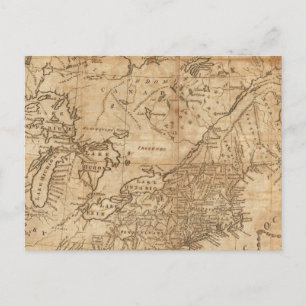Postale Carte des États du Nord et du Moyen-États 2