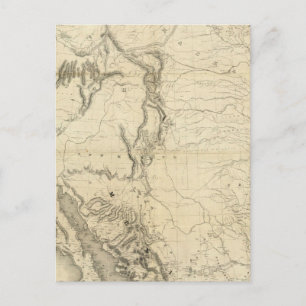 Postale Carte Des États-Unis 2
