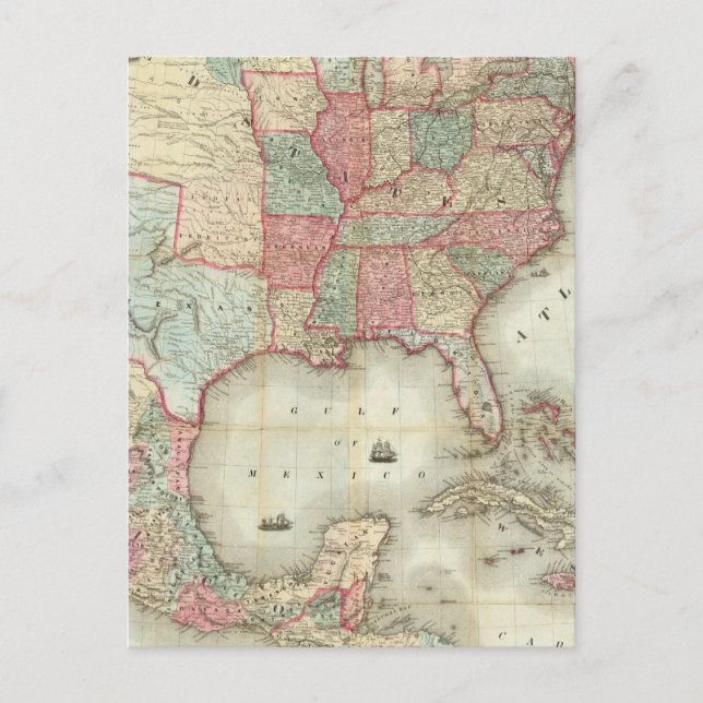 Postale Carte des États-Unis d'Amérique (Devant)