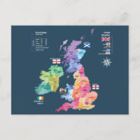 Carte des îles britanniques