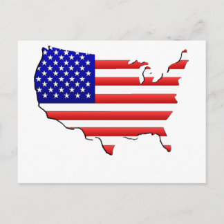 Postale carte des usa