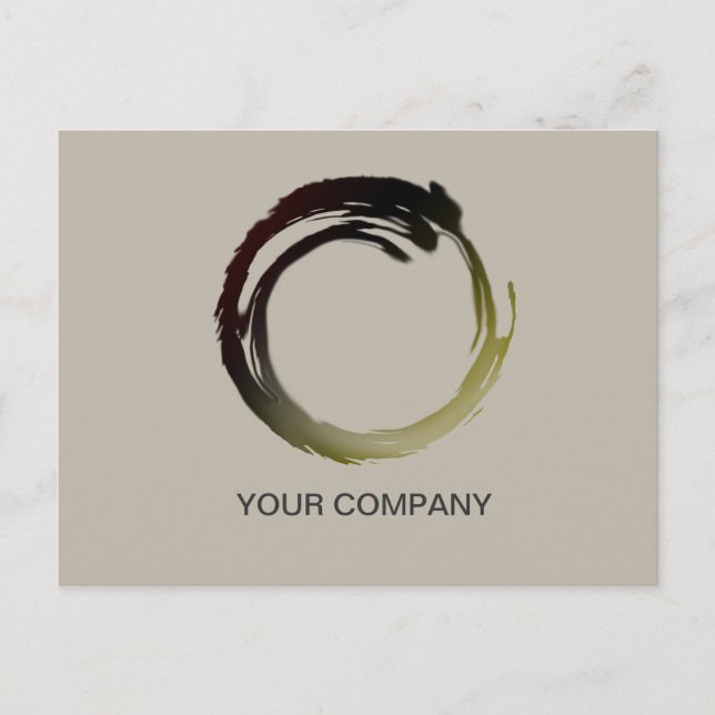Postale Carte d'esquisse zen (Devant)