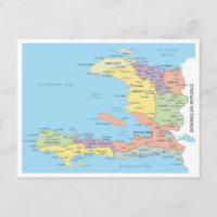 Carte détaillée des régions d'Haïti