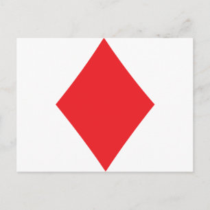 Postale Carte Diamond Poker Jeu