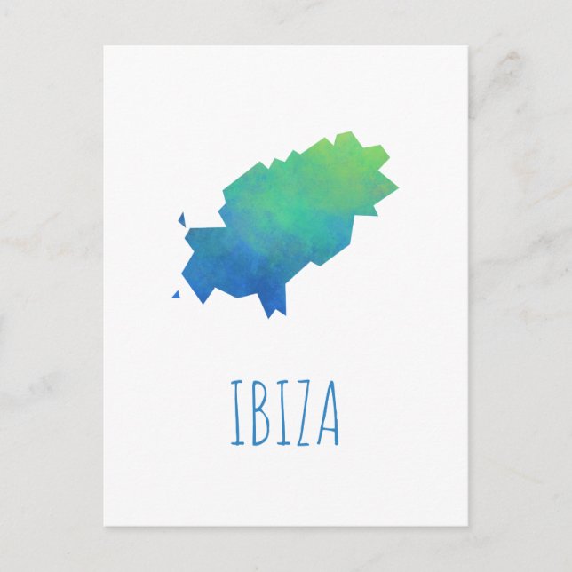 Postale Carte d'Ibiza (Devant)