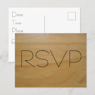Postale Carte d'invitation à une fête