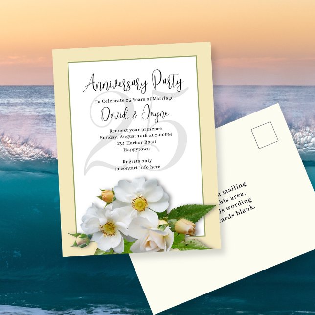 Postale Carte d'invitation pour la fête d'anniversaire des (Créateur téléchargé)