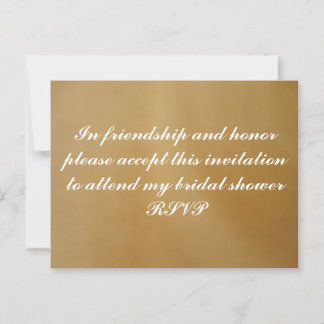 Postale Carte d'invitation pour la fête de mariage