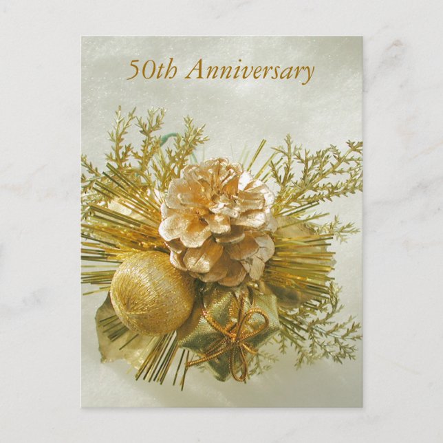 Postale Carte d'invitation pour le 50e anniversaire par Ja (Devant)
