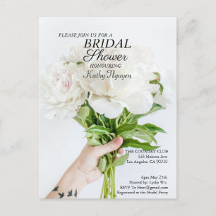 Postale Carte d'invitation pour une fête de mariage