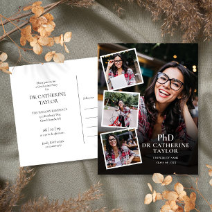 Postale Carte d'invitation pour une fête de remise de dipl