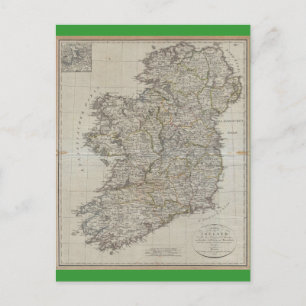 Postale Carte d'Irlande 1804