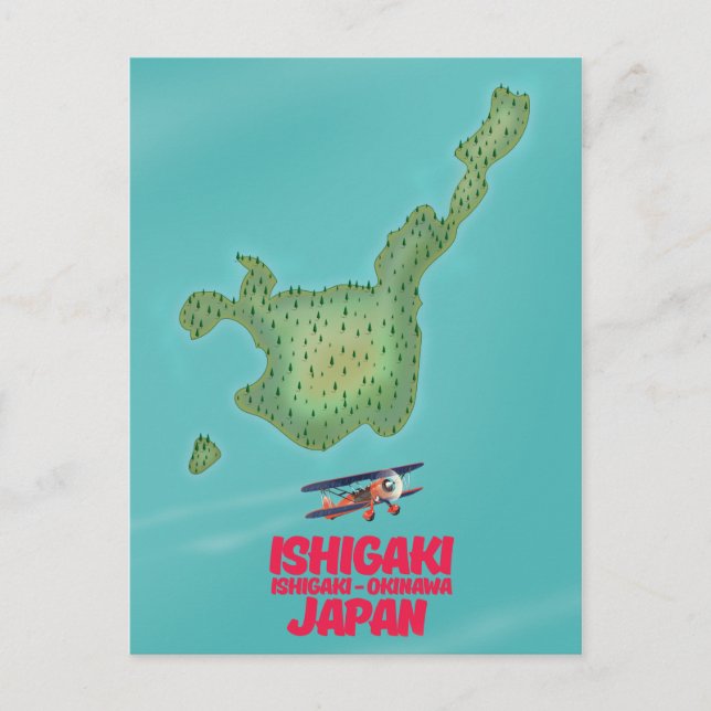 Postale Carte d'Ishigaki Okinawa, Japon (Devant)