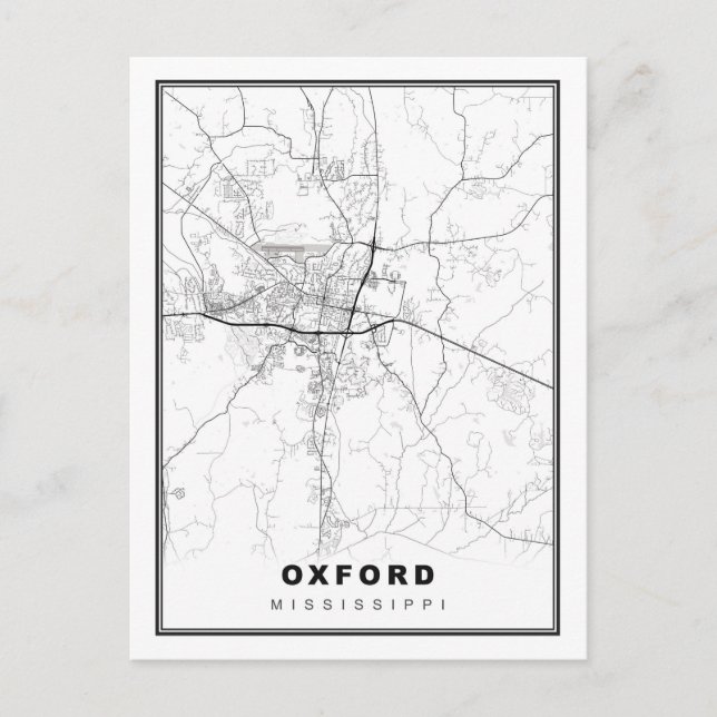 Postale Carte d'Oxford (Devant)