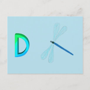 Postale Carte Dragonfly