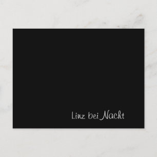 Postale Carte drôle "Linz bei Nacht"
