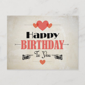 Postale Carte du Birthday