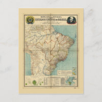 Carte du Brésil (1908)