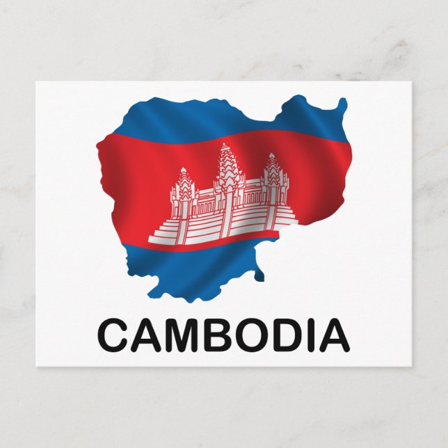 Postale Carte Du Cambodge (Devant)