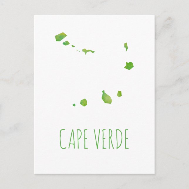 Postale Carte du Cap-Vert (Devant)