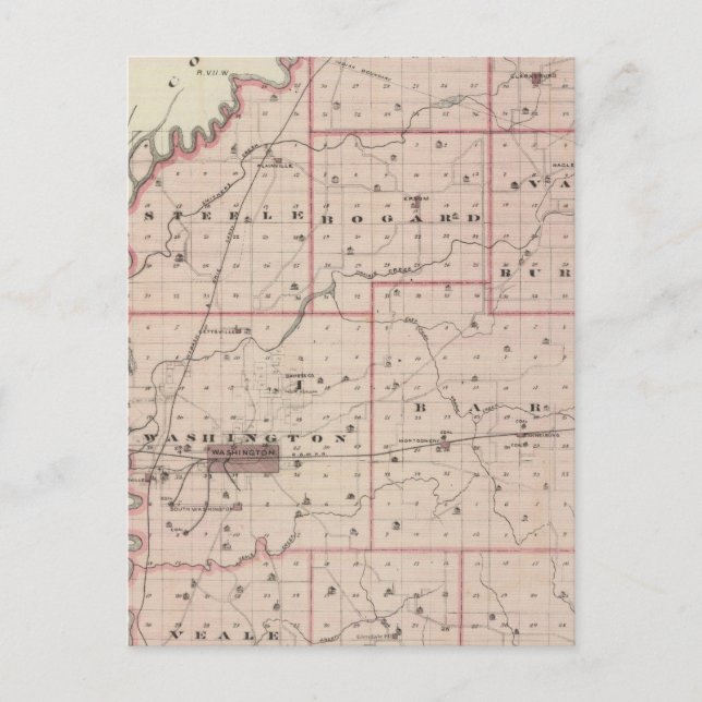 Postale Carte du comté de Daviess (Devant)